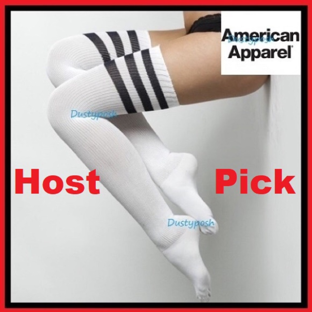 American Apparel Thigh High Socks Over The Knee Boot Authentic Y2K Vintage Gift